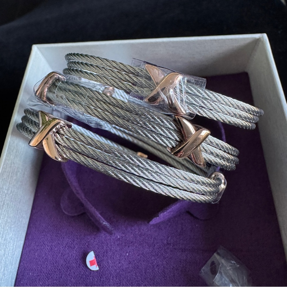 🔆 CHARRIOL twist bangle (triple) - Picture 6 of 7